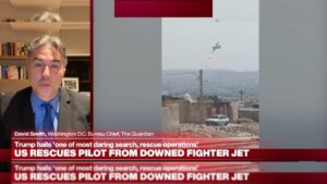 טייס אמריקאי שנעדר לאחר שישראל הפילה מטוס קרב איראני הוחזר הביתה